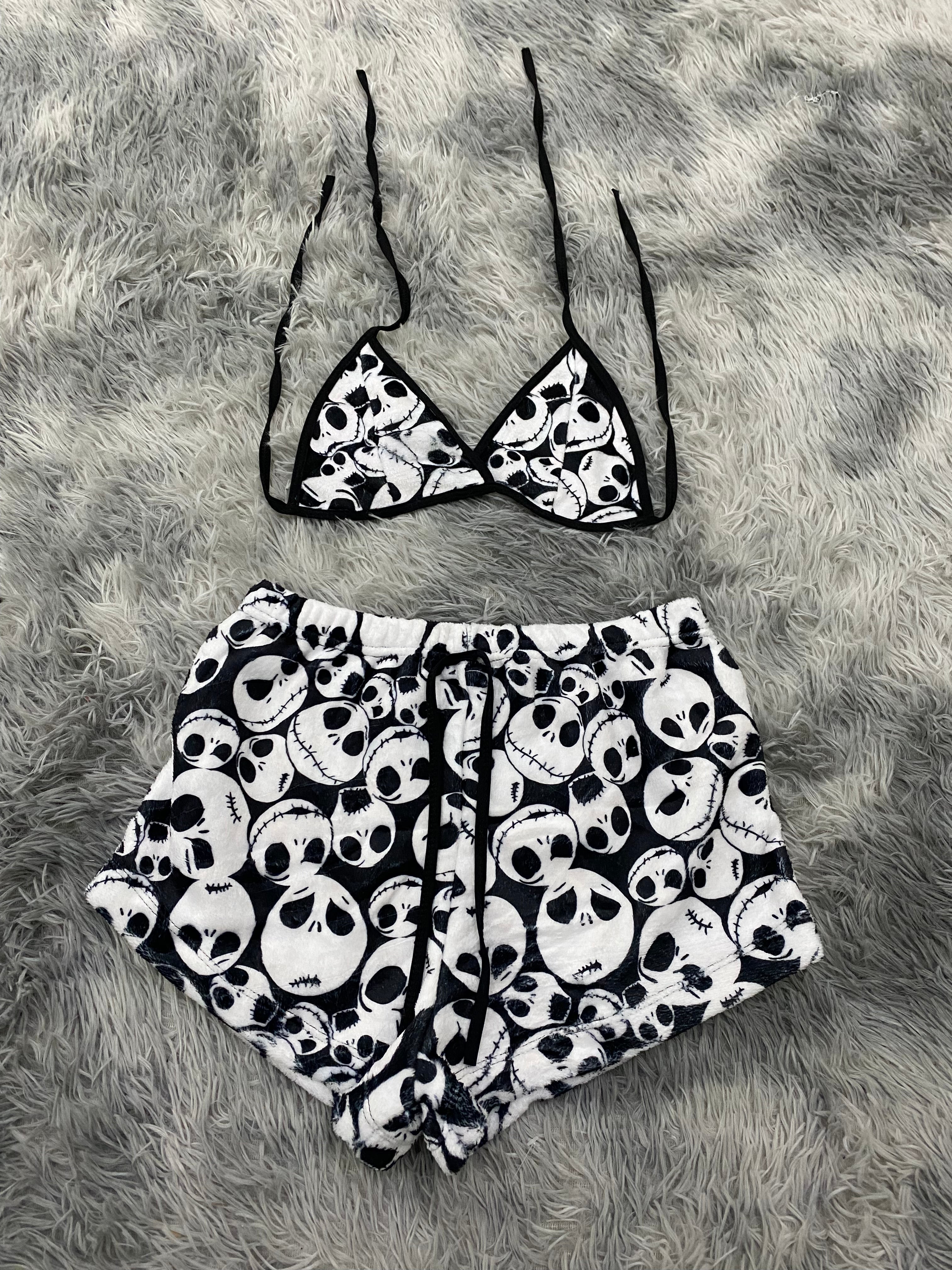 Jack Caras top con short unitalla de afelpado