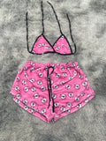 Patricio Cara Top Con Short Afelpado