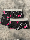 Hello Kitty Letras Blancas Duo Con Boxer Unitalla