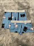 Chimuelo Dragón Y Luminosa Fondo Azul Duo Con Boxer Unitalla