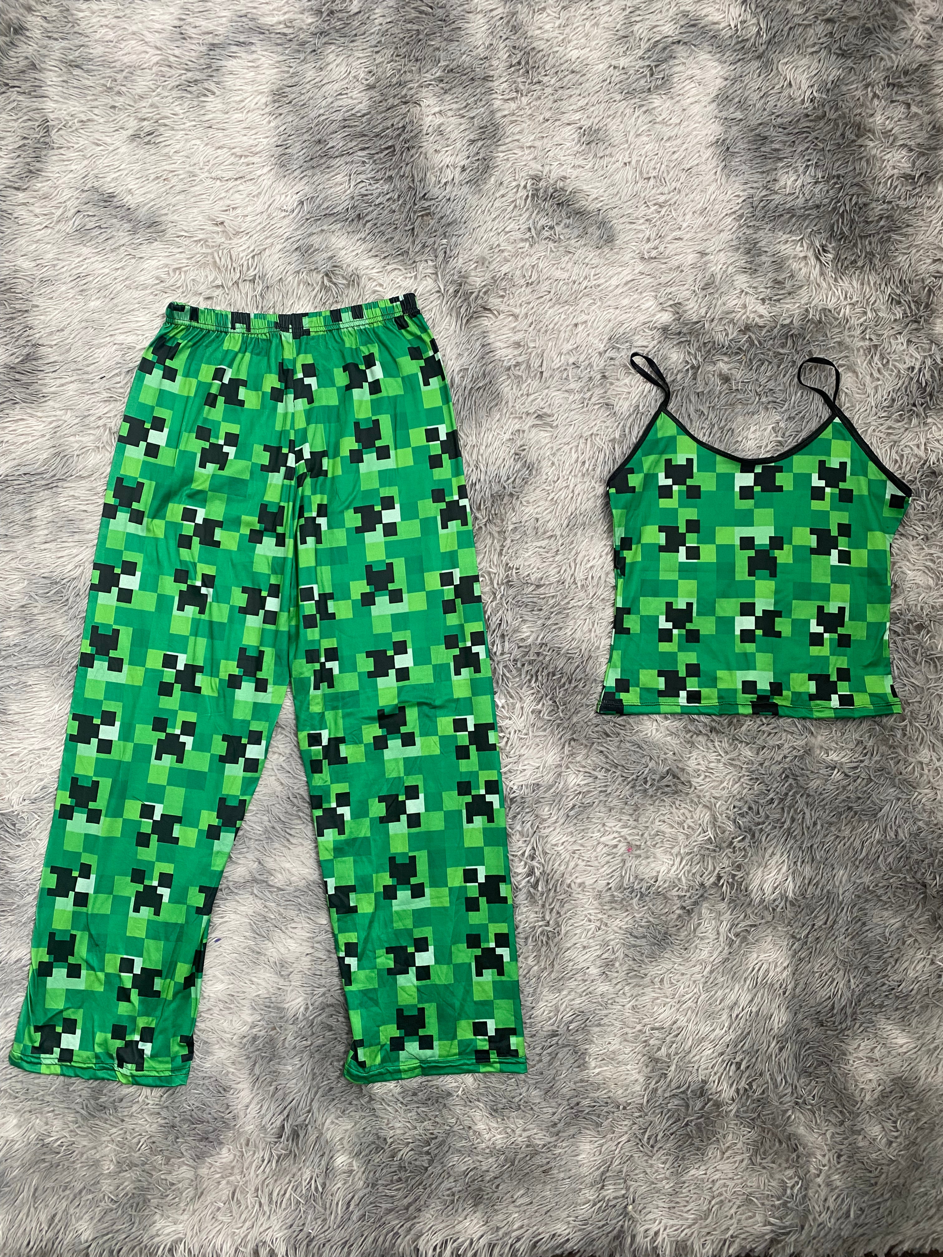 Minecraft Blusa Con Pantalón