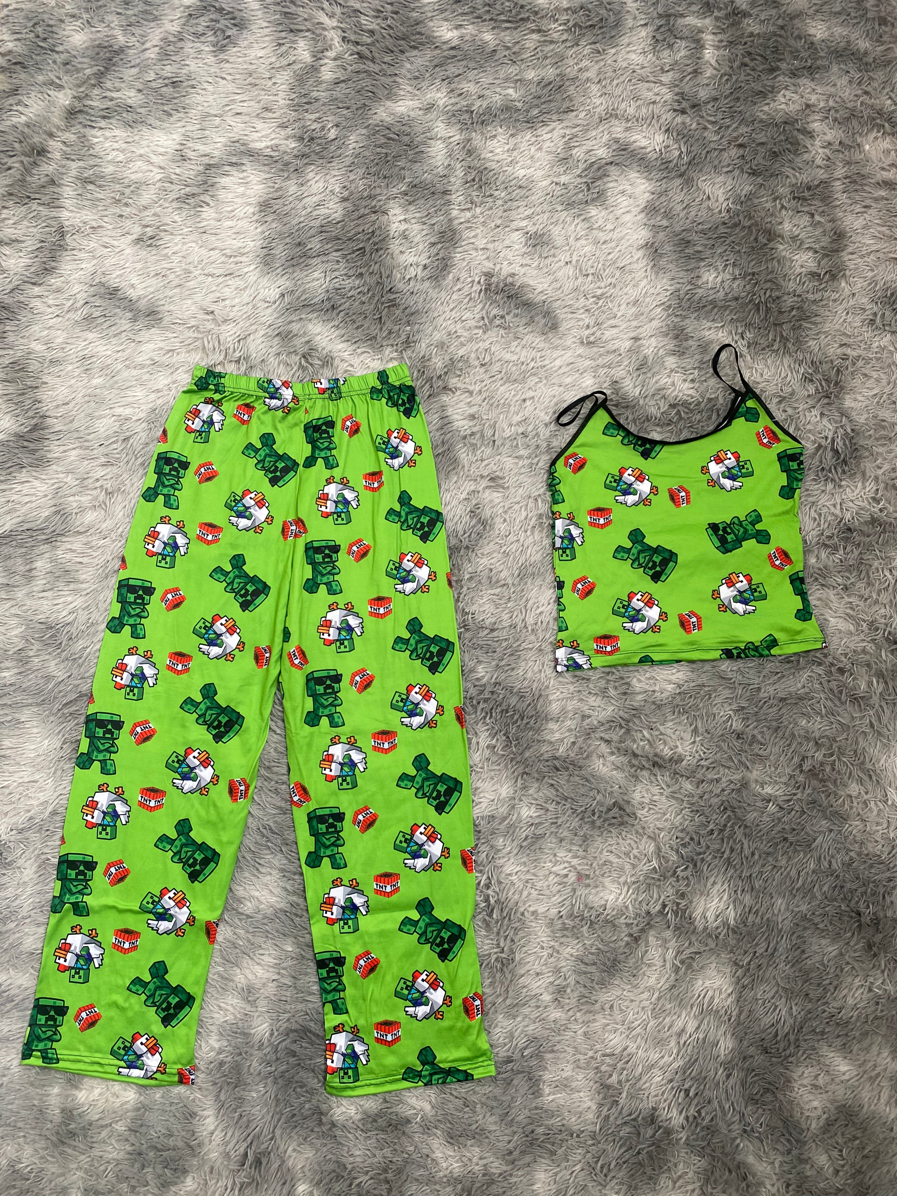 Minecraft Pollo Blusa Con Pantalón