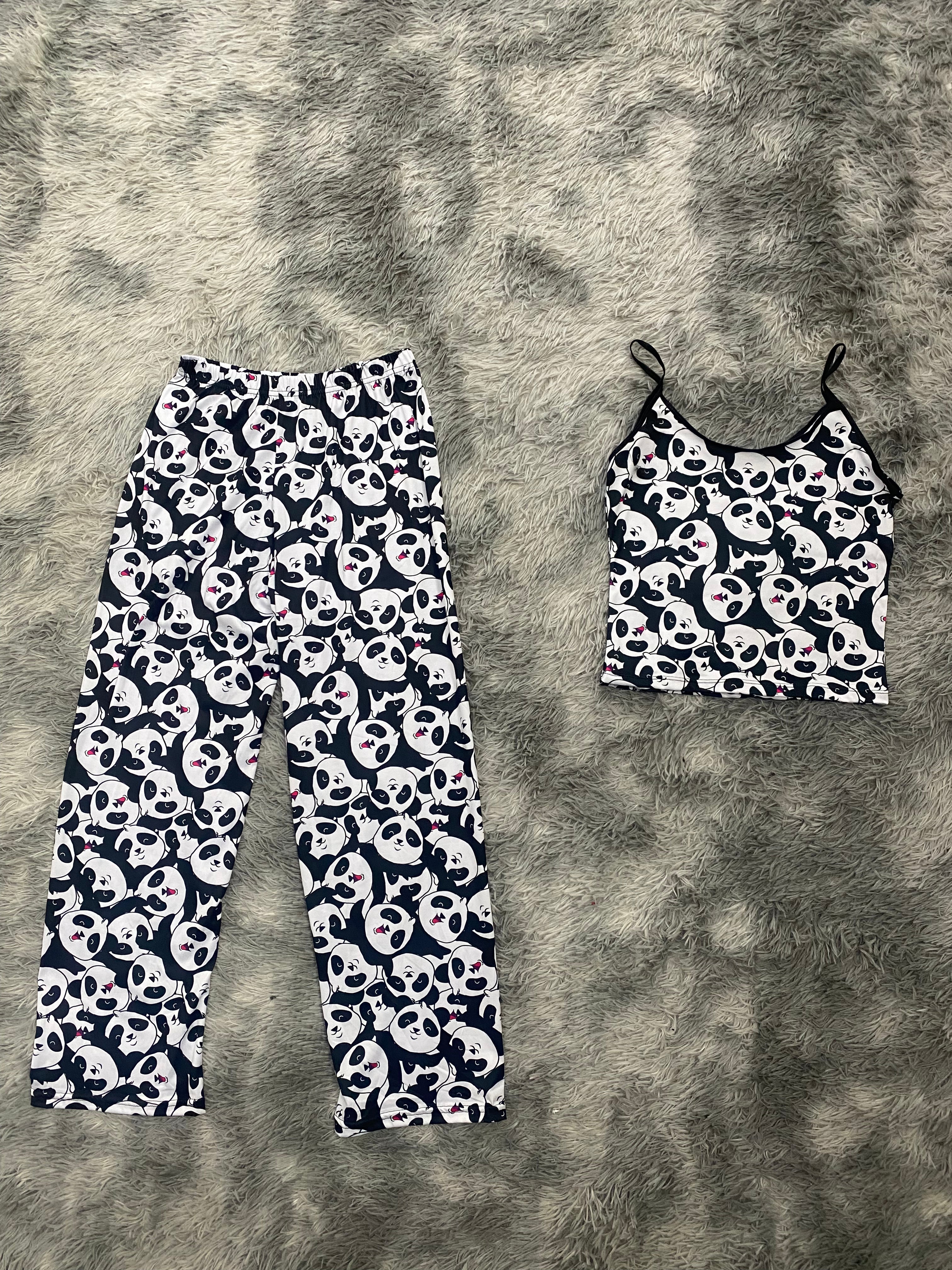 Pandas Blusa Con Pantalón