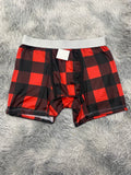 Cuadros Rojos Boxer Hombre XL