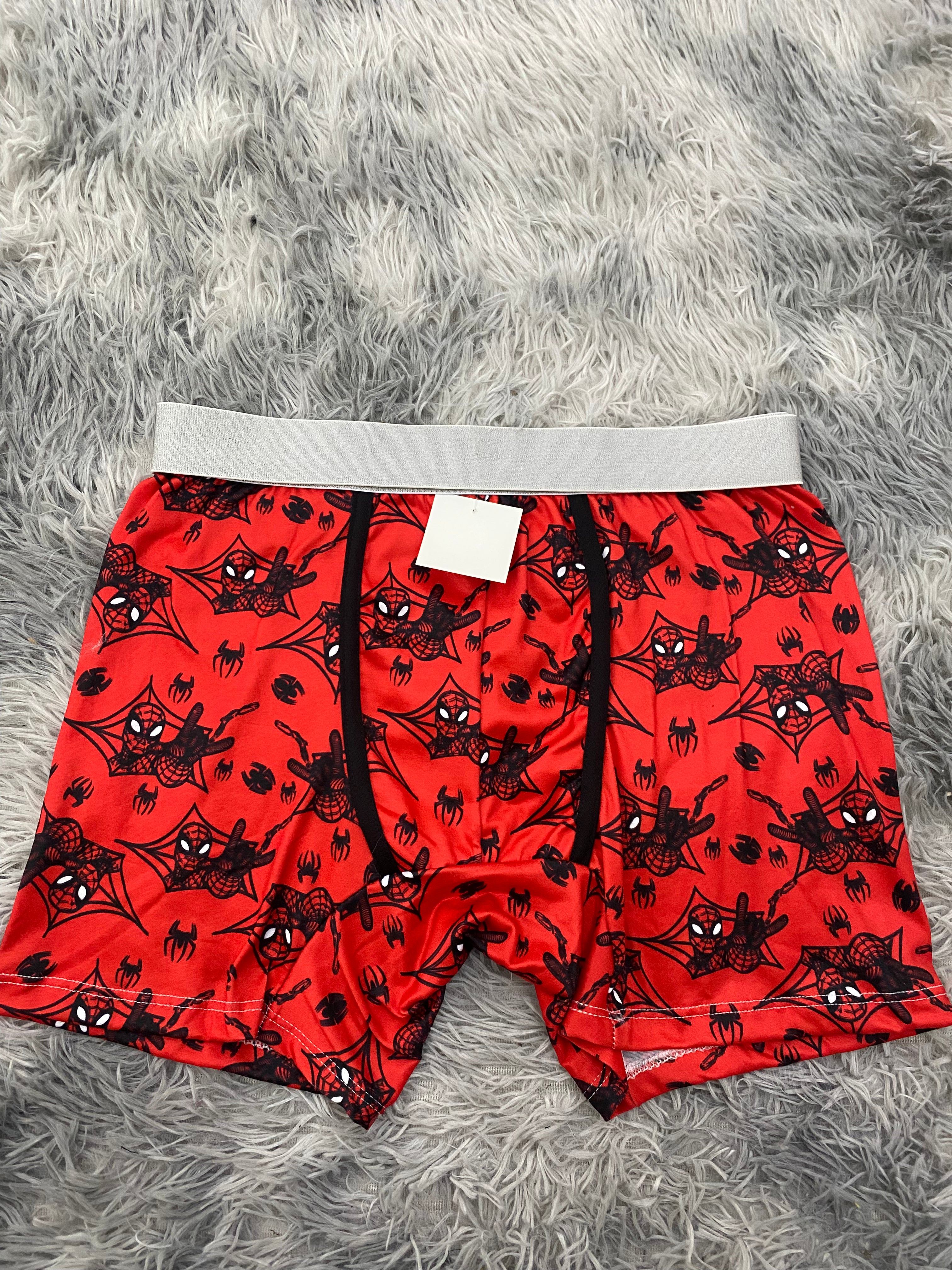 Spiderman Telaraña Rojo Boxer Hombre XL