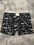 Batman Letras Blancas Fondo Negro Boxer Hombre XL