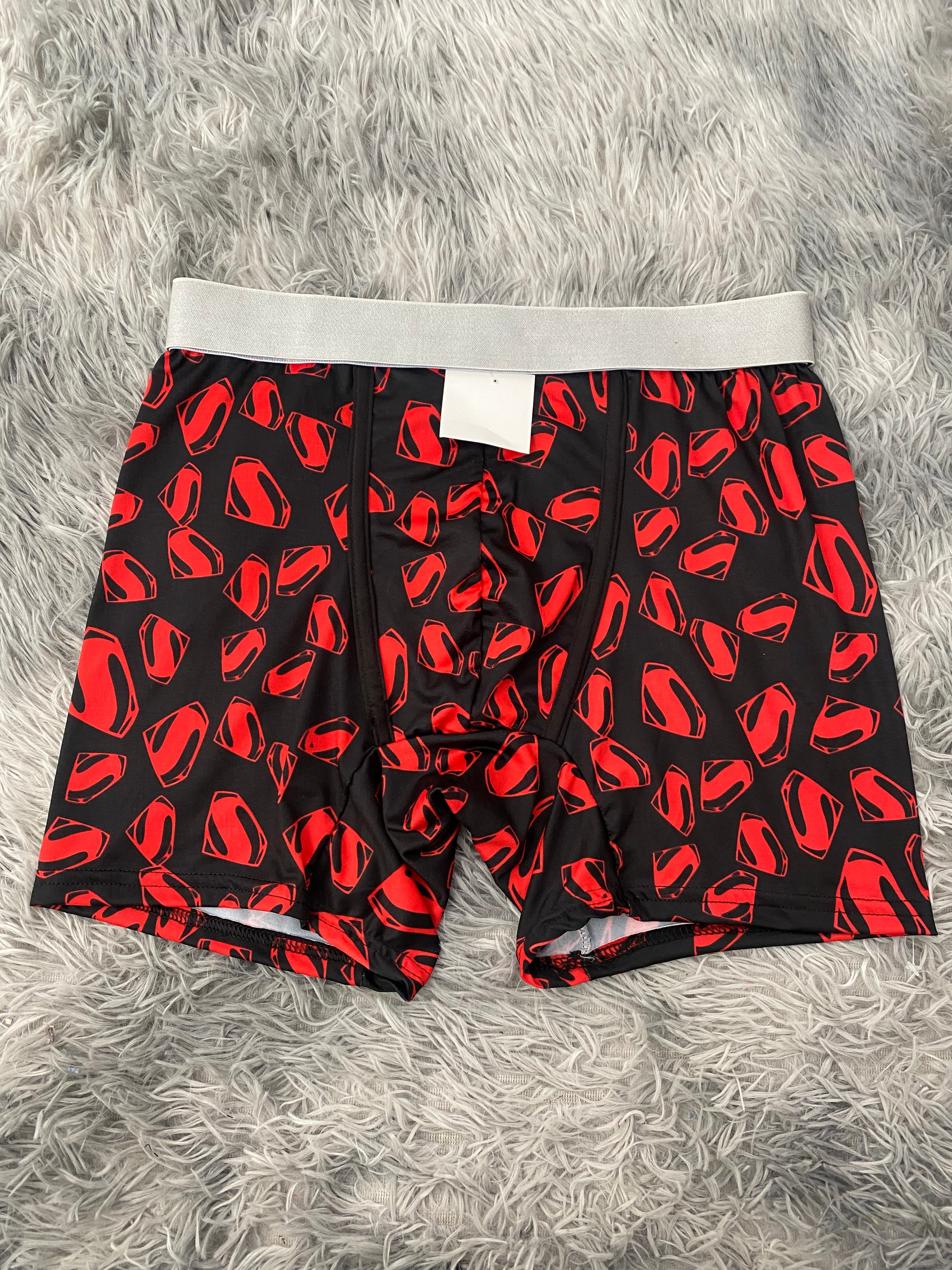 Superman Logo Rojo Boxer Hombre XL