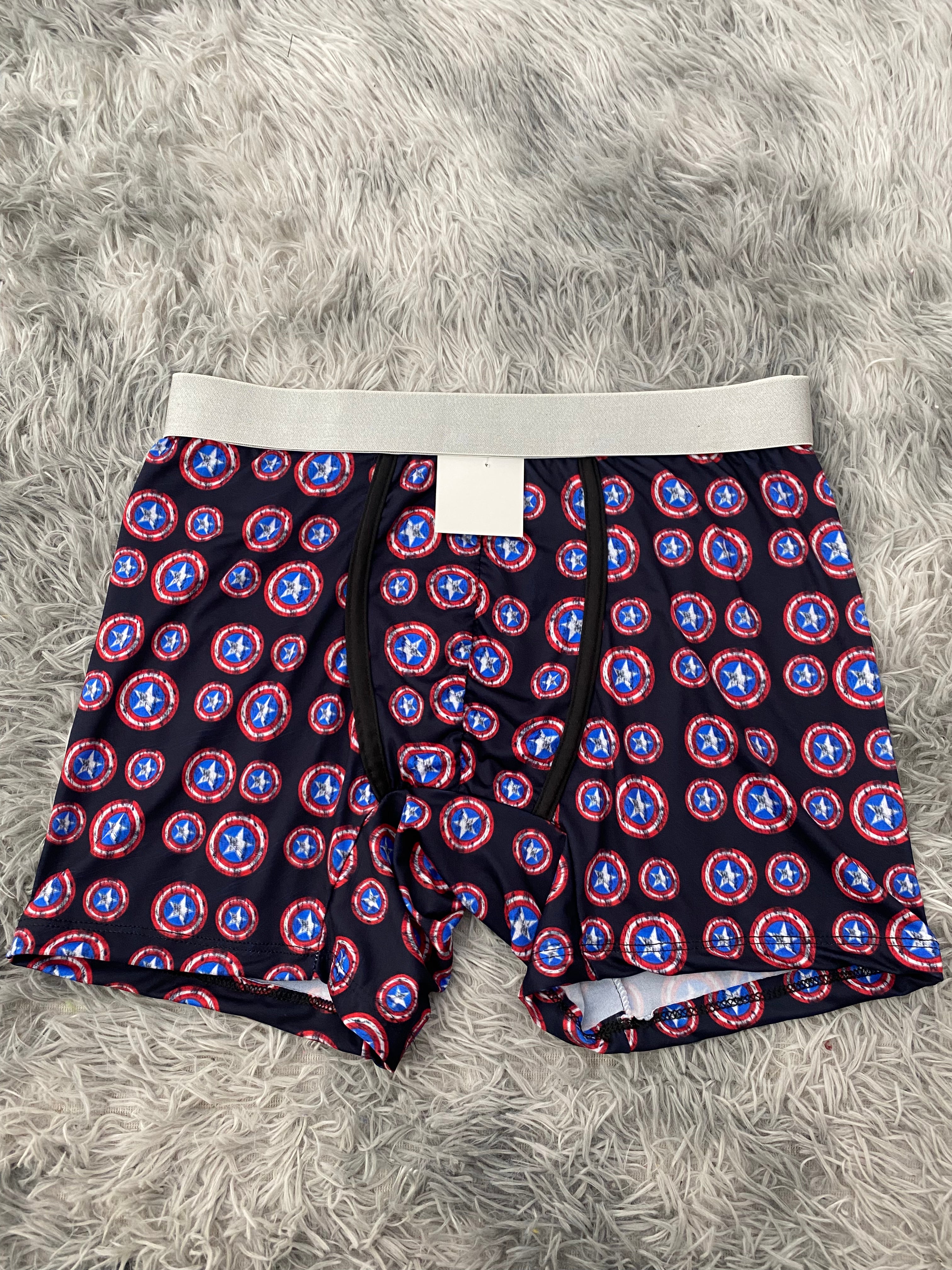 Capitán América Escudo Del Boxer Hombre XL