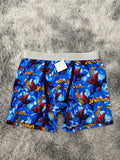 Spiderman Y Marvel Fondo Azul Boxer Hombre XL