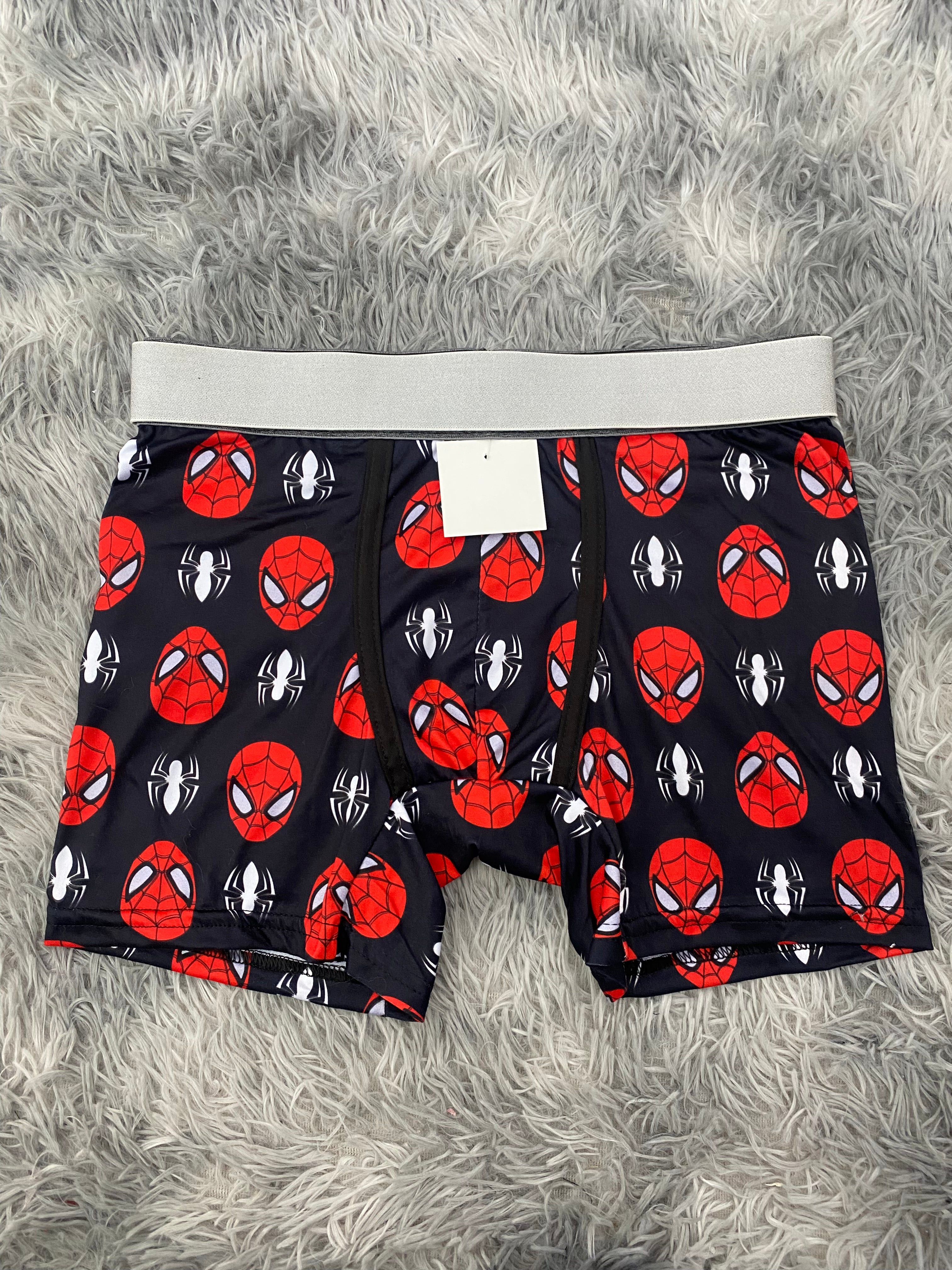 Spiderman Arañas Blancas Boxer Hombre Unitalla
