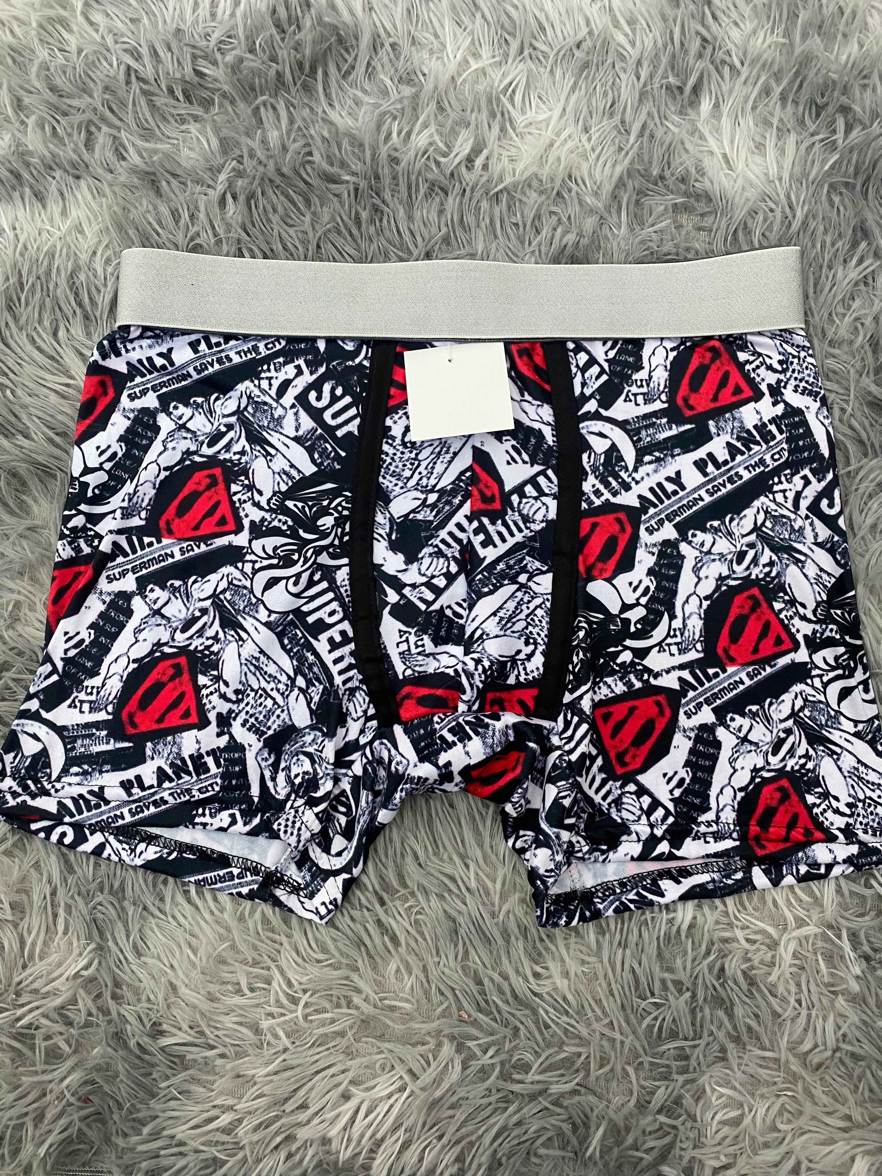 Superman Cómics Blanco Boxer Hombre Unitalla