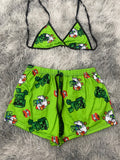 Minecraft Pollo Top Con Short Brush