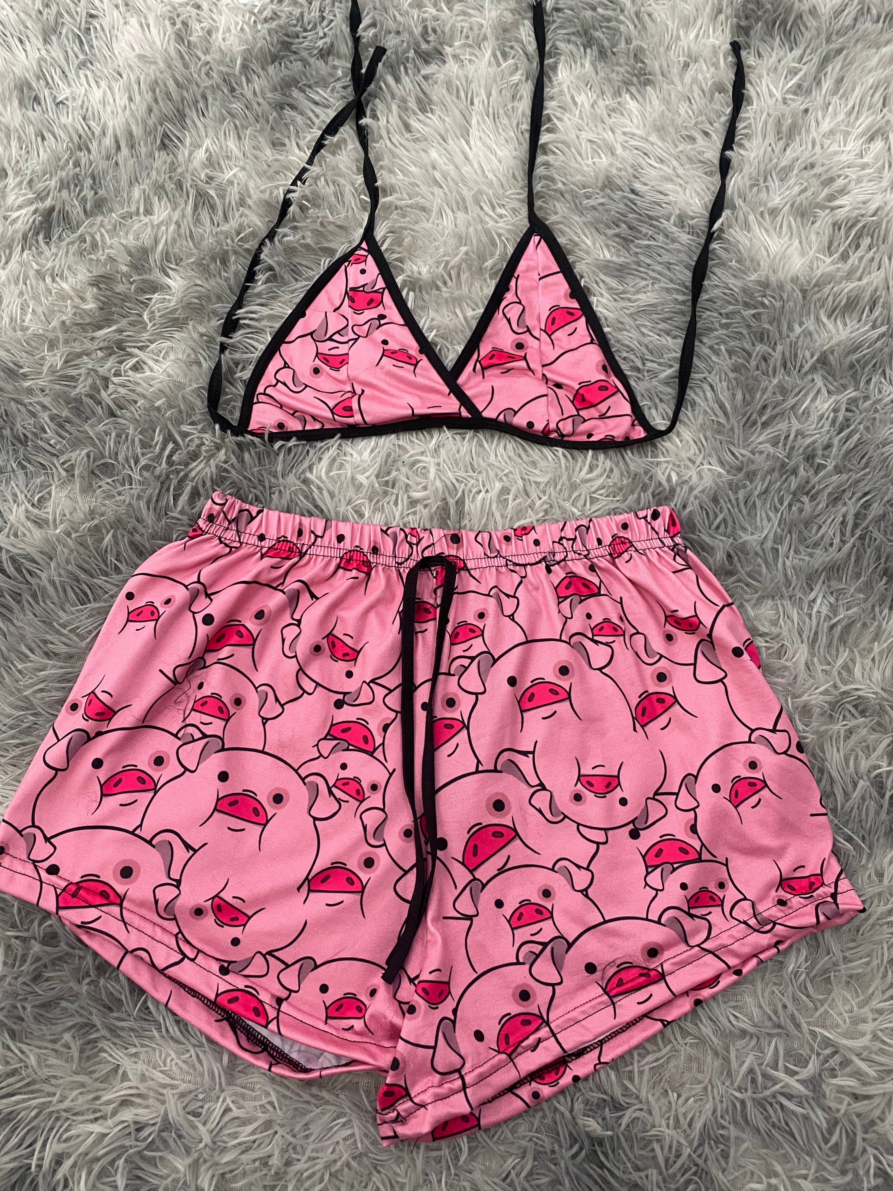 Puerquitos Top Con Short Brush