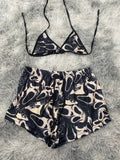 Scream cafe Top Con Short Unitalla De Brush