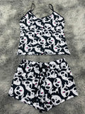 Pandas Blusa Con Short