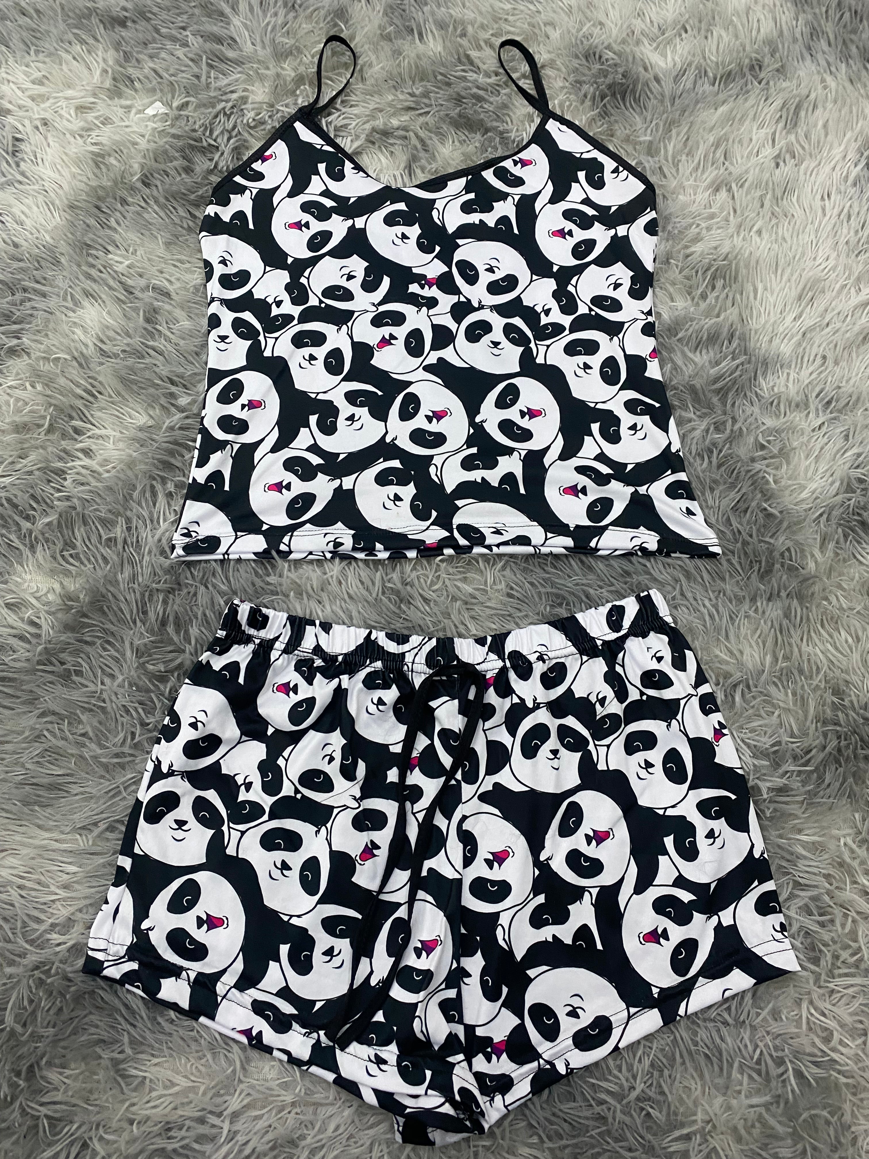 Pandas Blusa Con Short