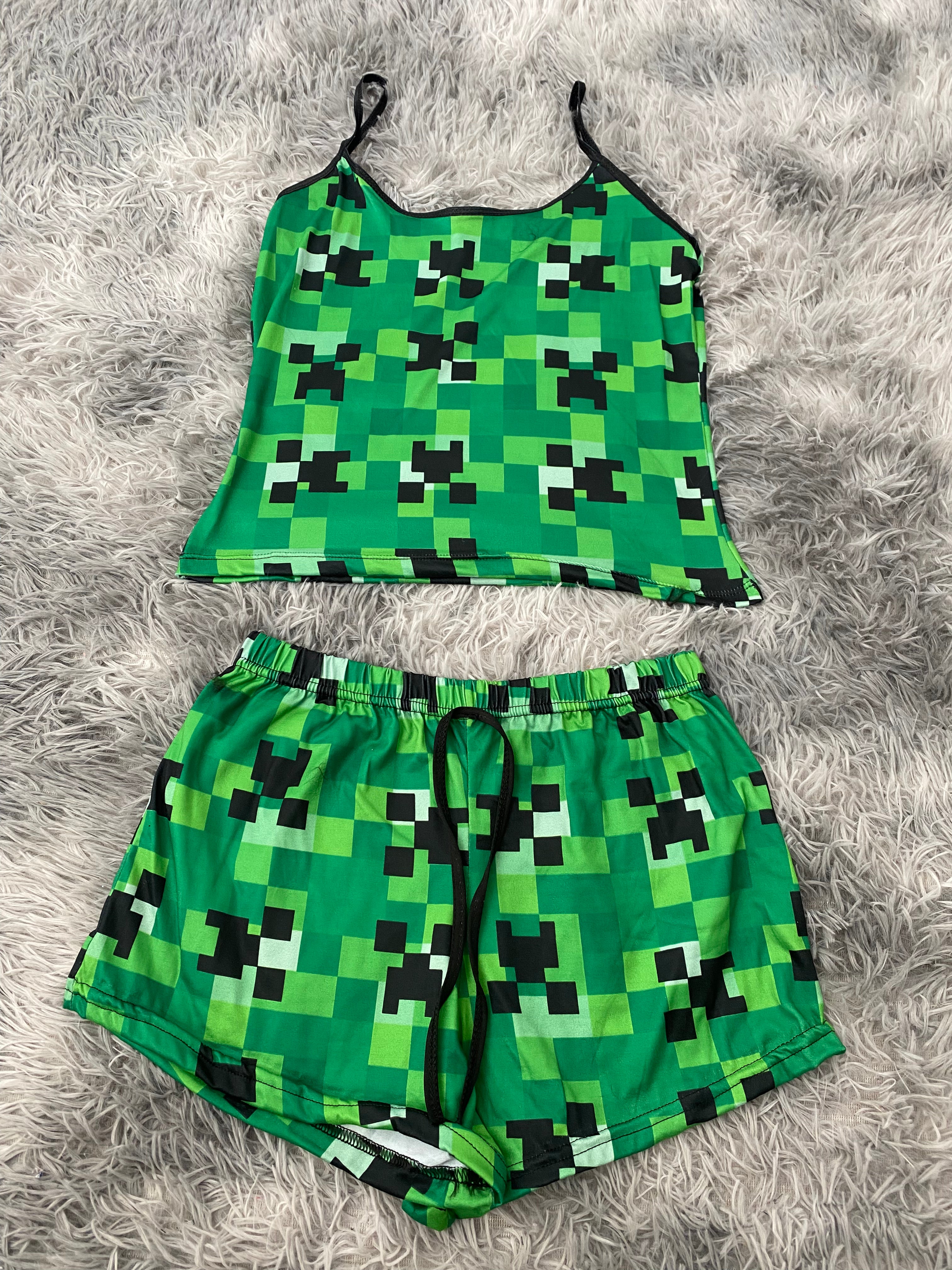 Minecraft Blusa Con Short