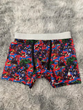 Marvel Cuadros Rojos Y Azules Boxer Hombre Unitalla