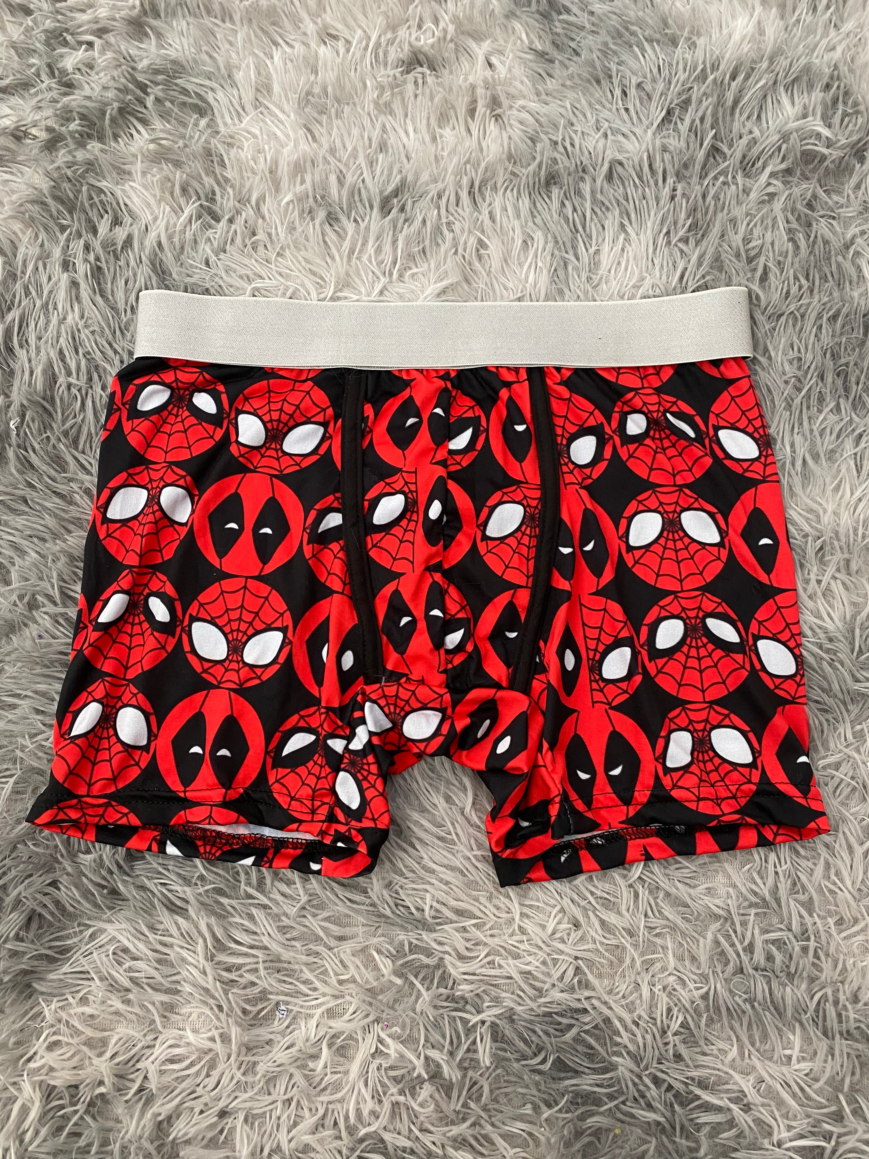 Spiderman Y Deadpool Boxer Hombre Unitalla