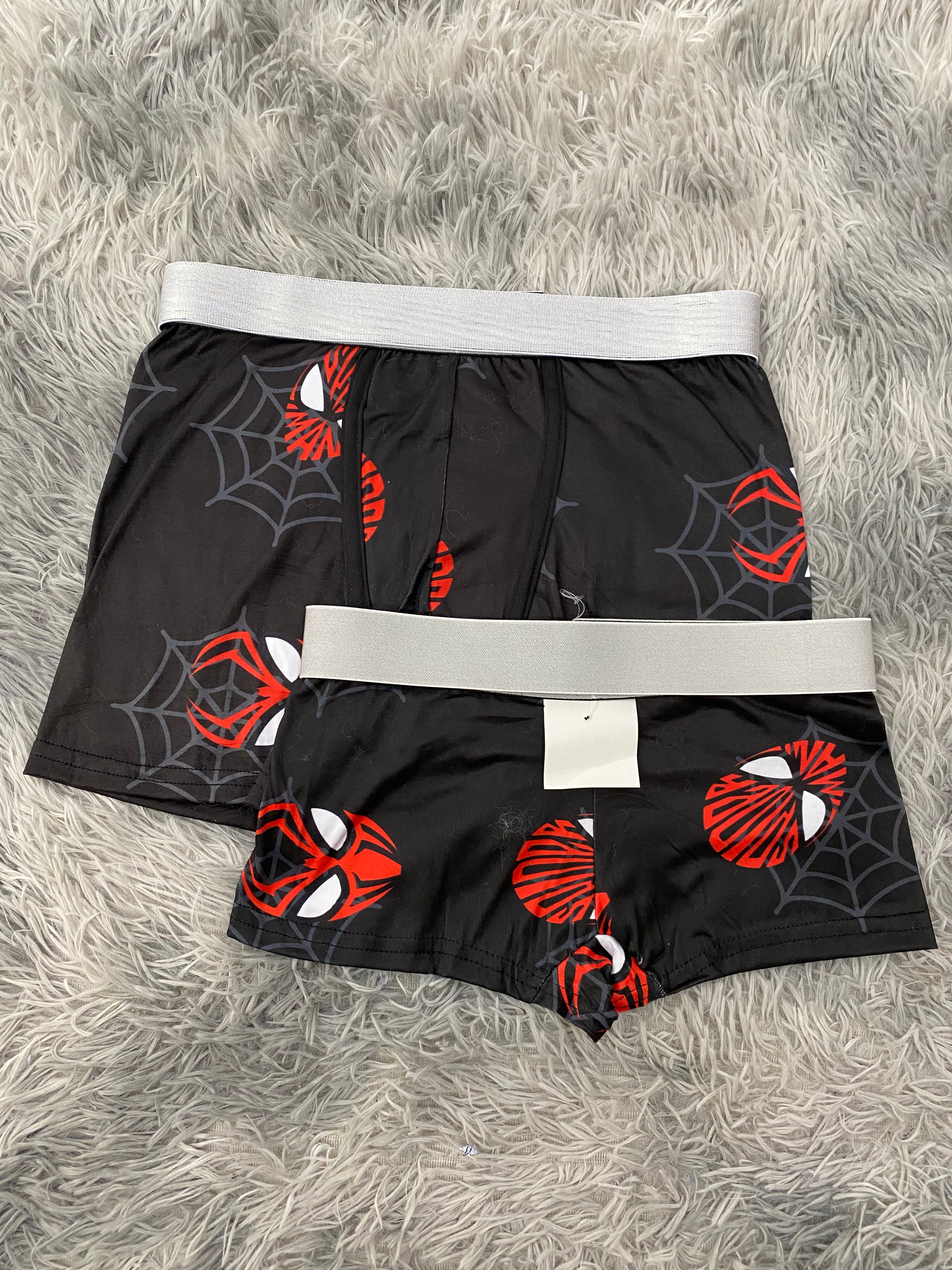 Spiderman Cara Letras Duo Con Boxer Unitalla