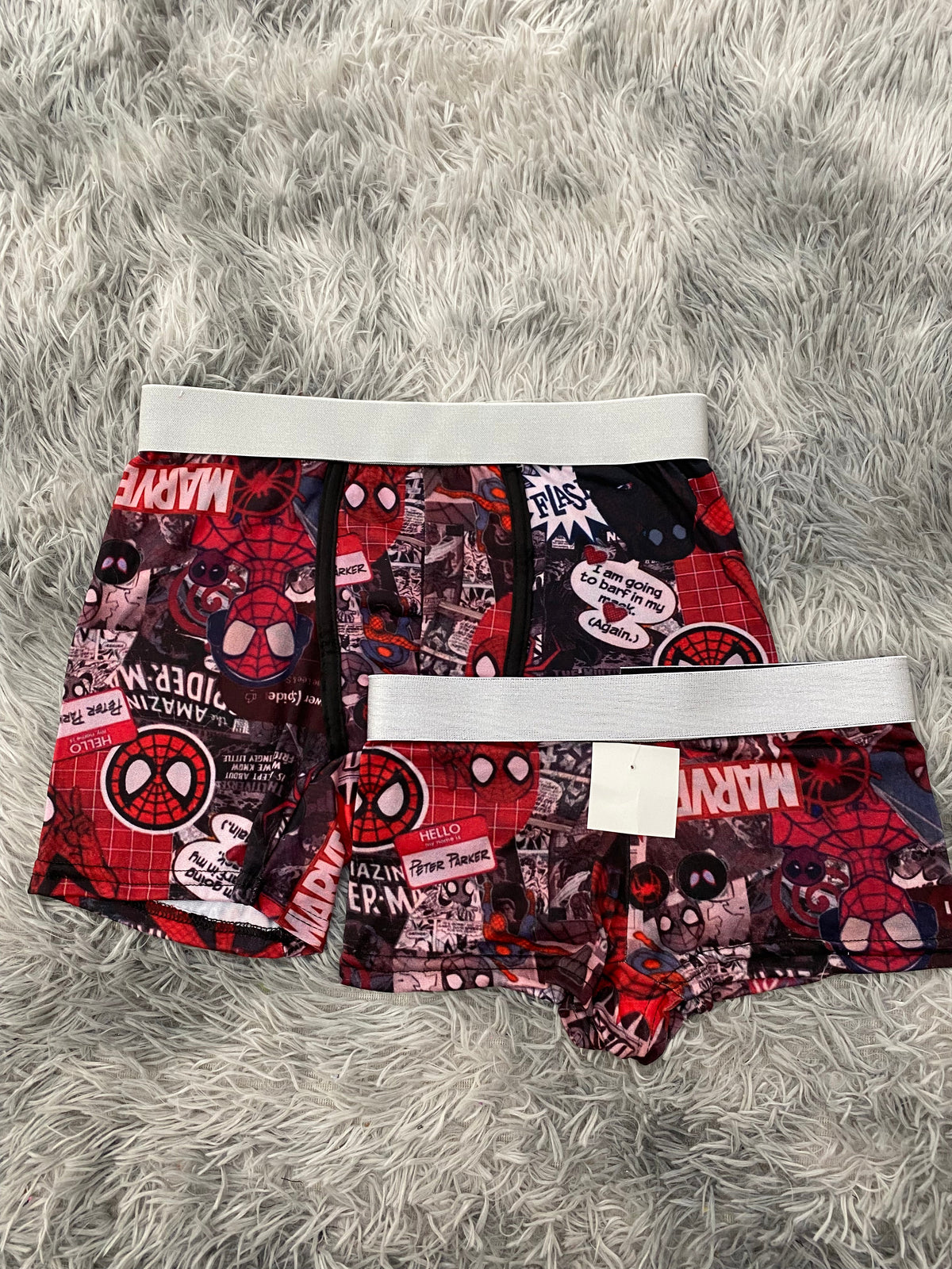 Spiderman Y Marvel Cómic Duo Con Boxer XL