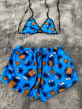 Come Galletas Top Con Short Afelpado