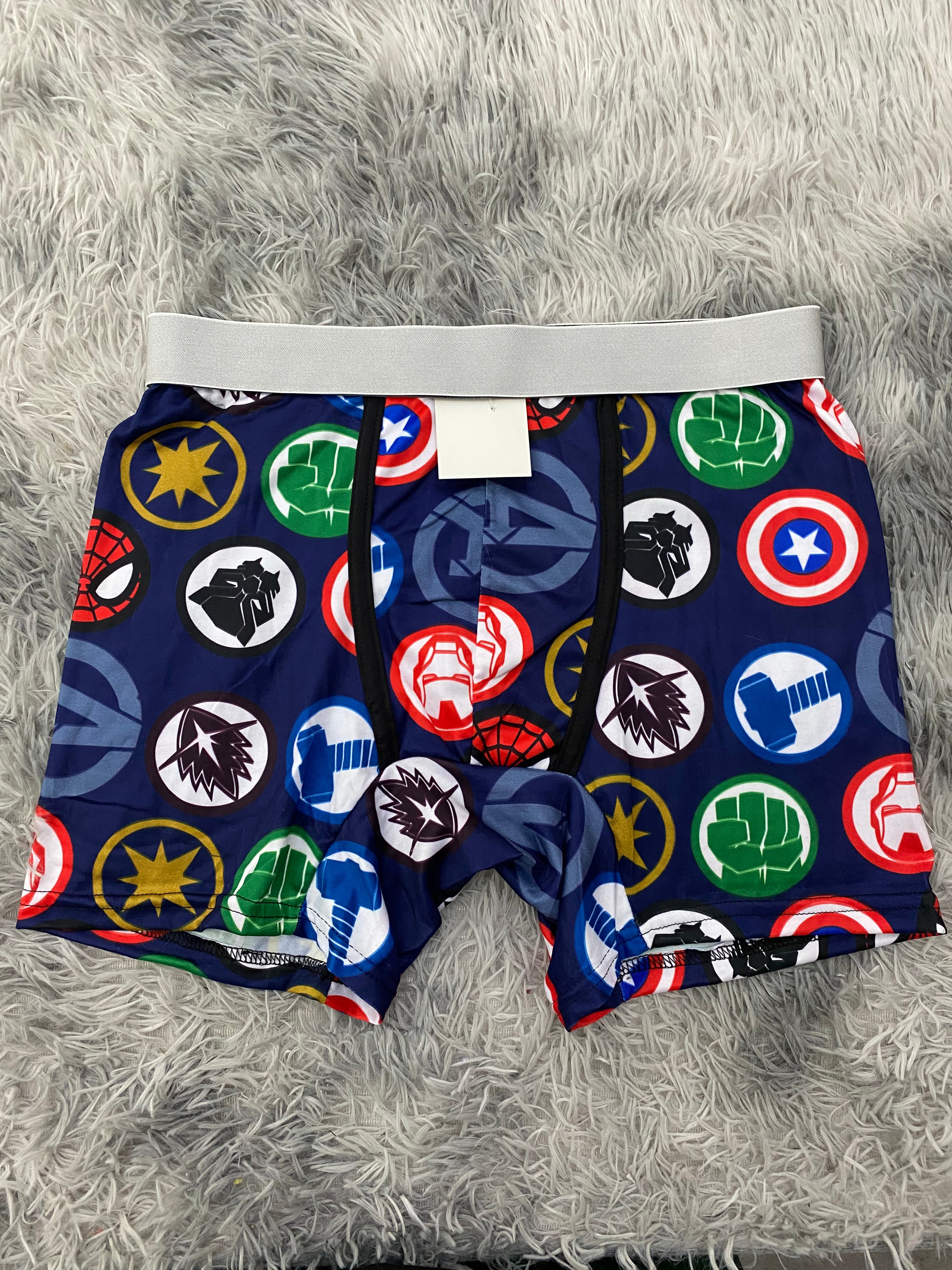 Superheroes Escudos Boxer Hombre XL