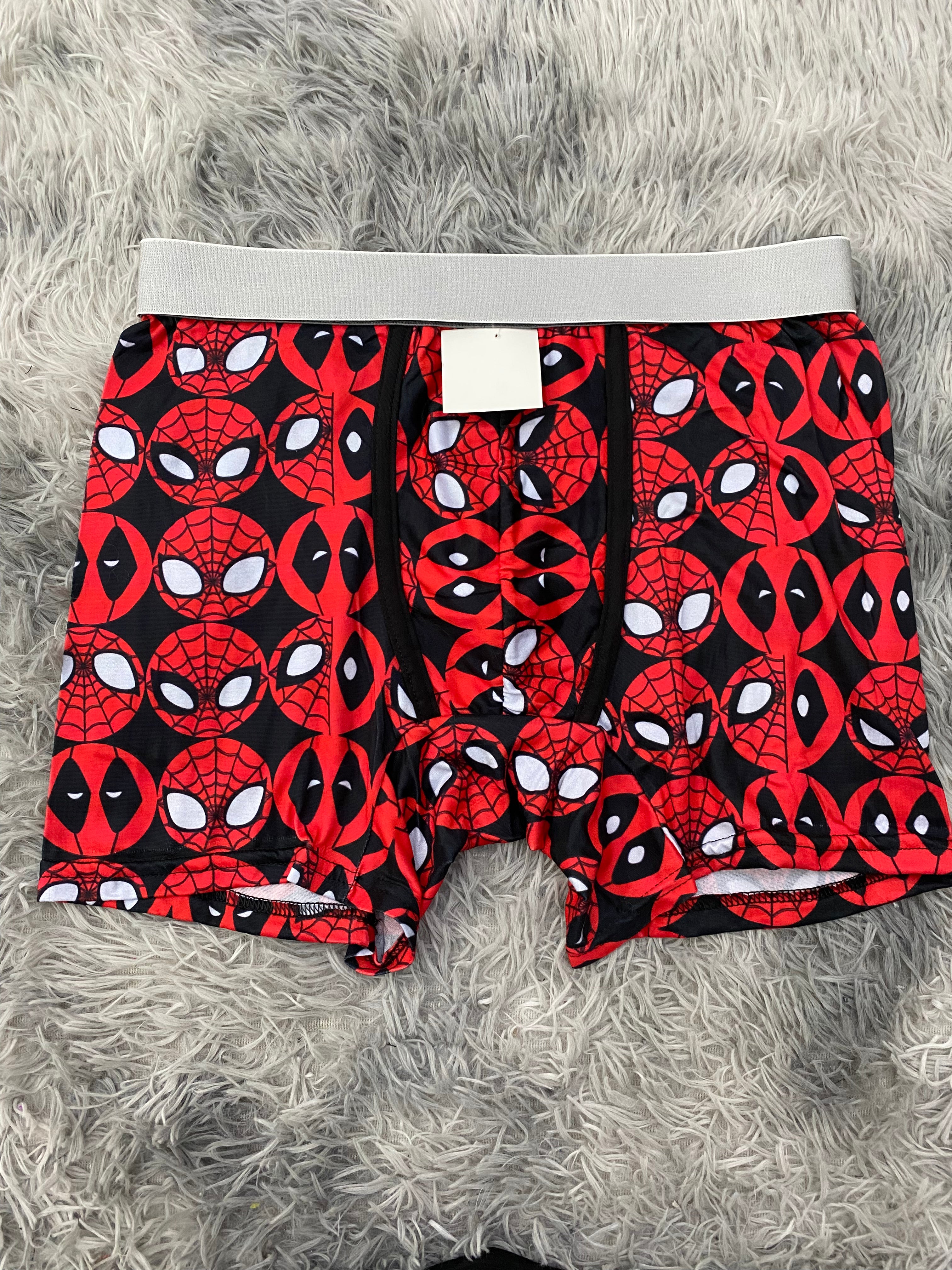 Spiderman Y Deadpool Boxer Hombre XL