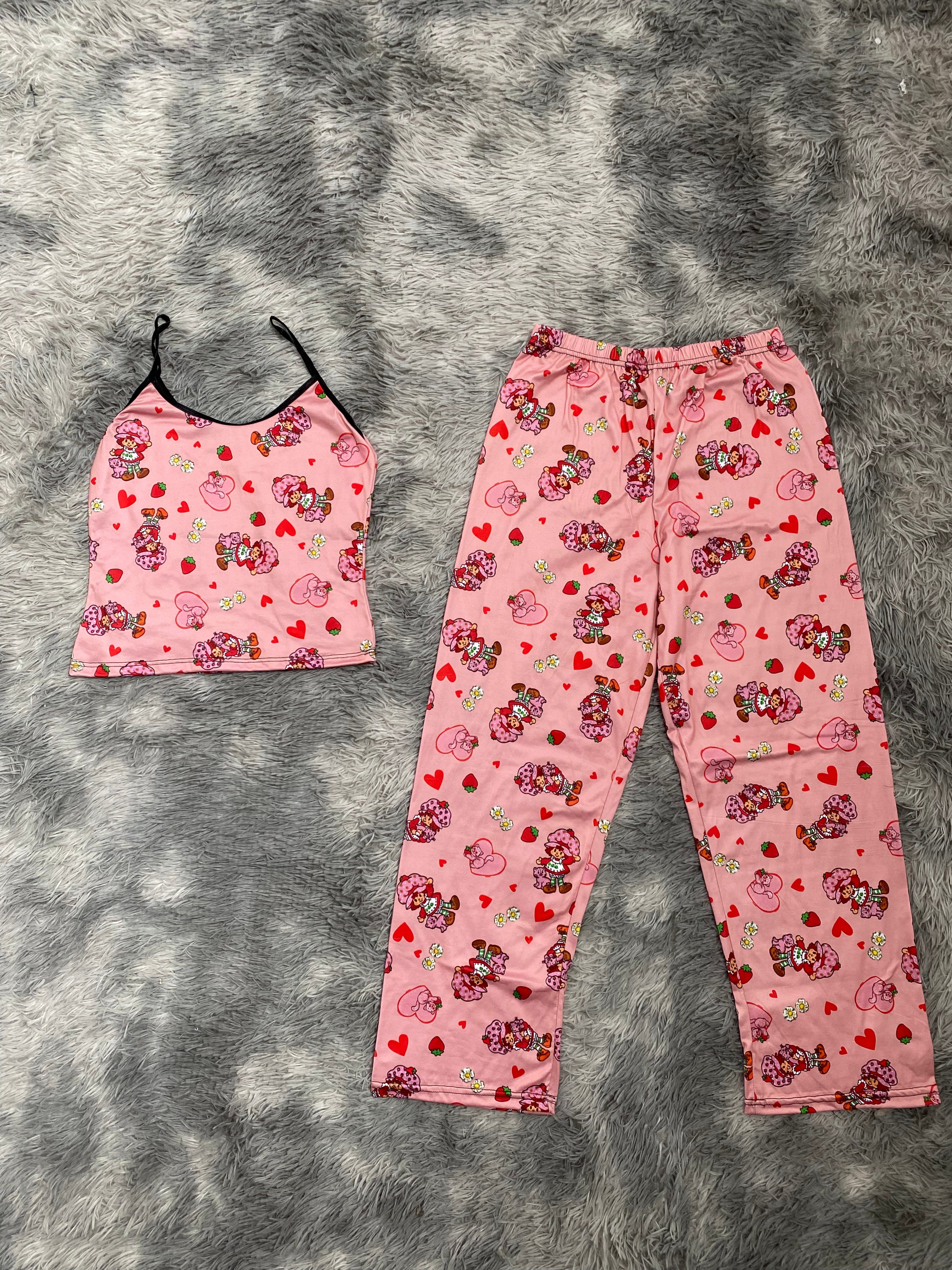 Rosita Fresita Gato Blusa Con Pantalón