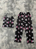 Mickey Mouse Y Minnie Blusa Con Pantalón