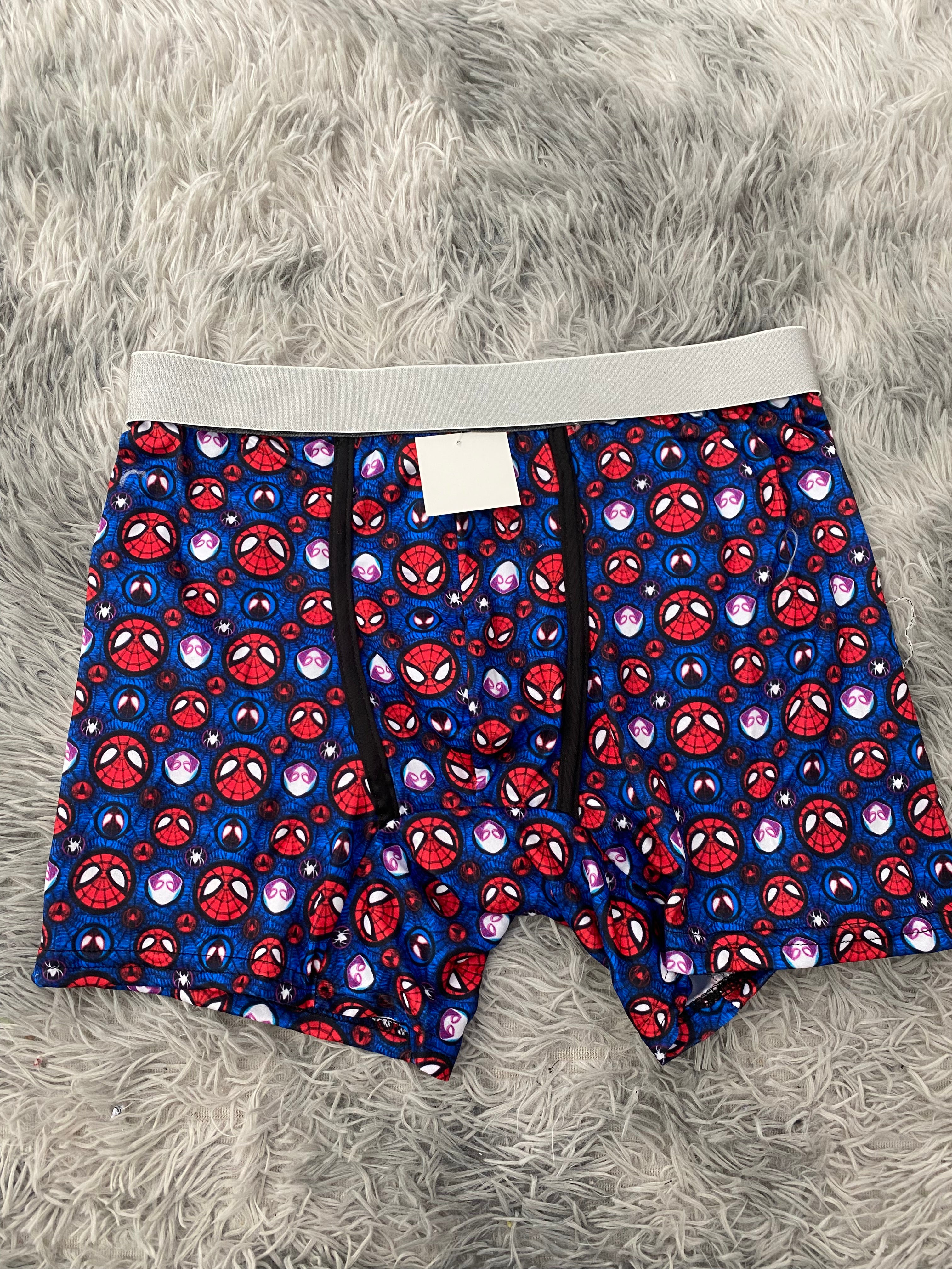 Spiderman Su Novia Fondo Azul Boxer Hombre XL