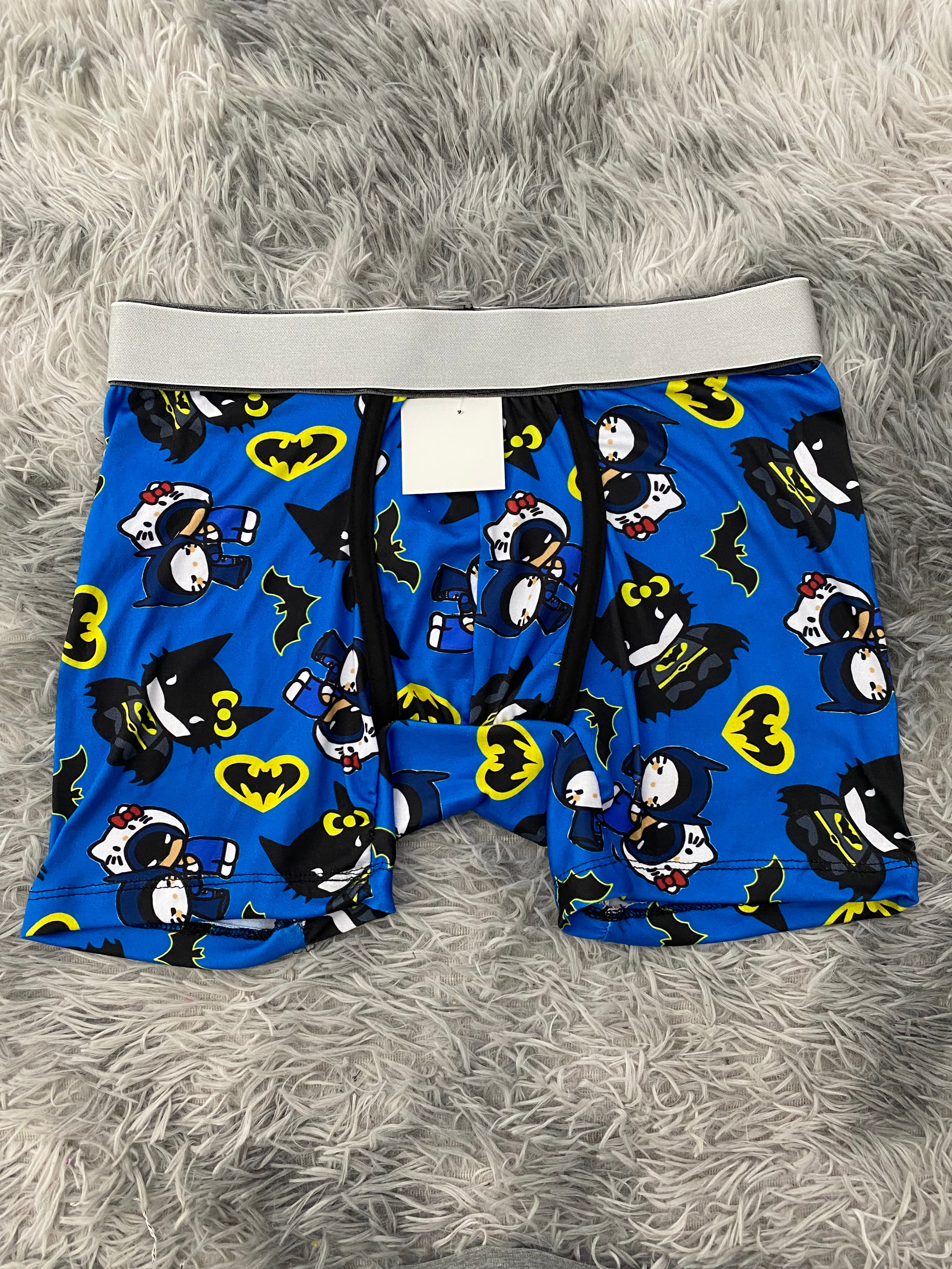 Hello Kitty Y Batman Azul Boxer Hombre Unitalla