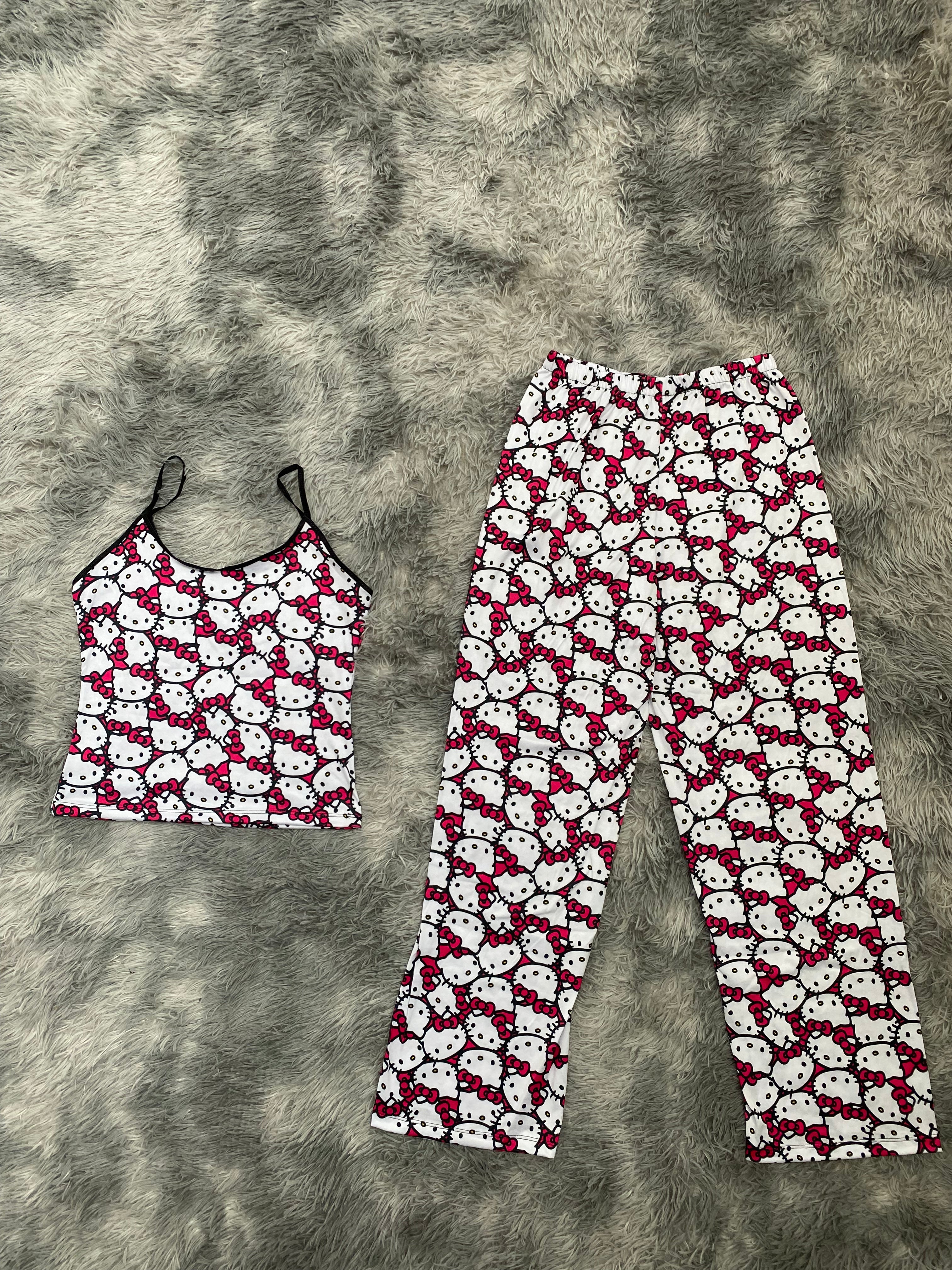Hello Kitty Clasico Blusa Con Pantalón