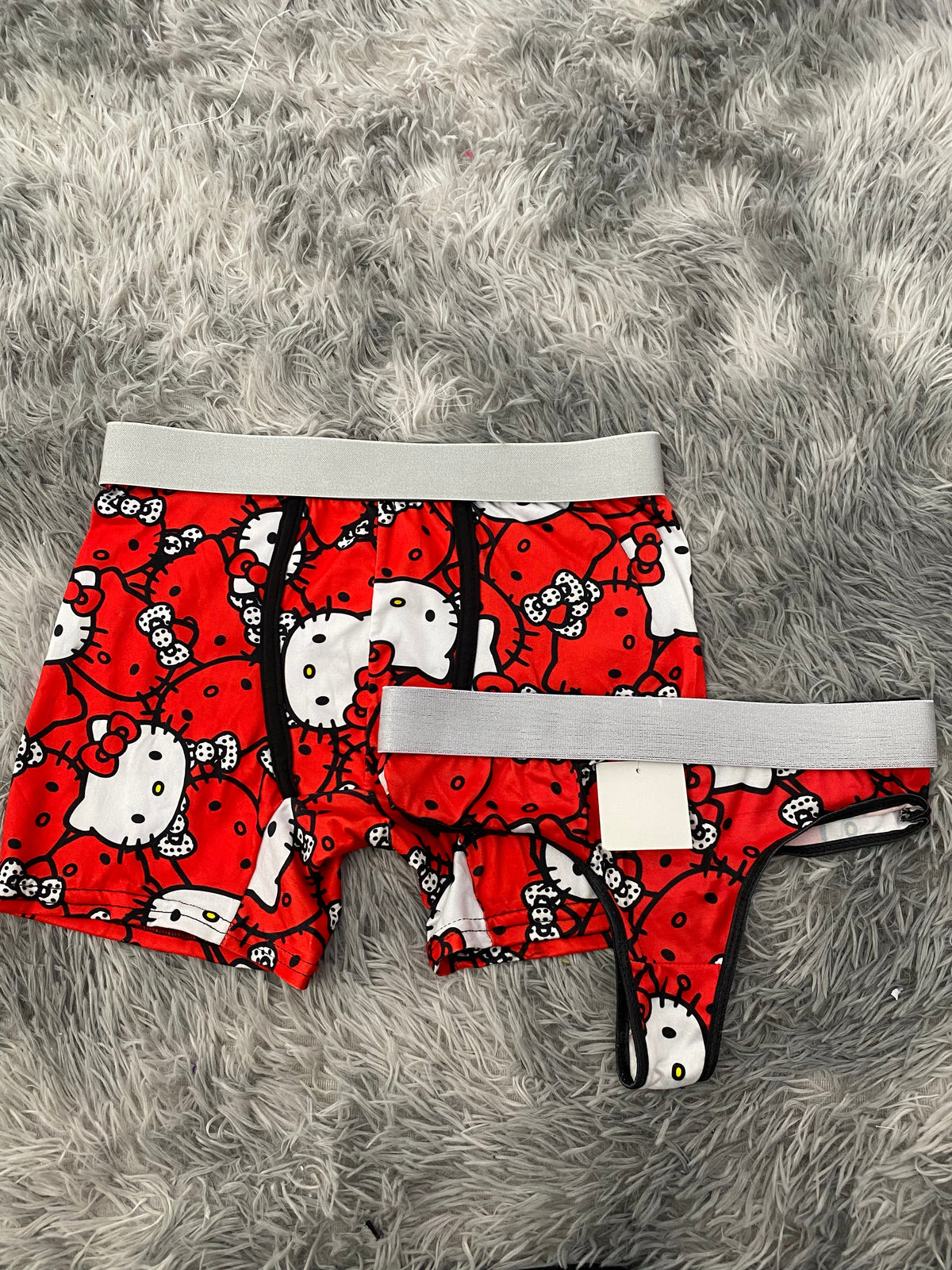 Hello Kitty Rojo Y Blanco Duo XL Con Tanga