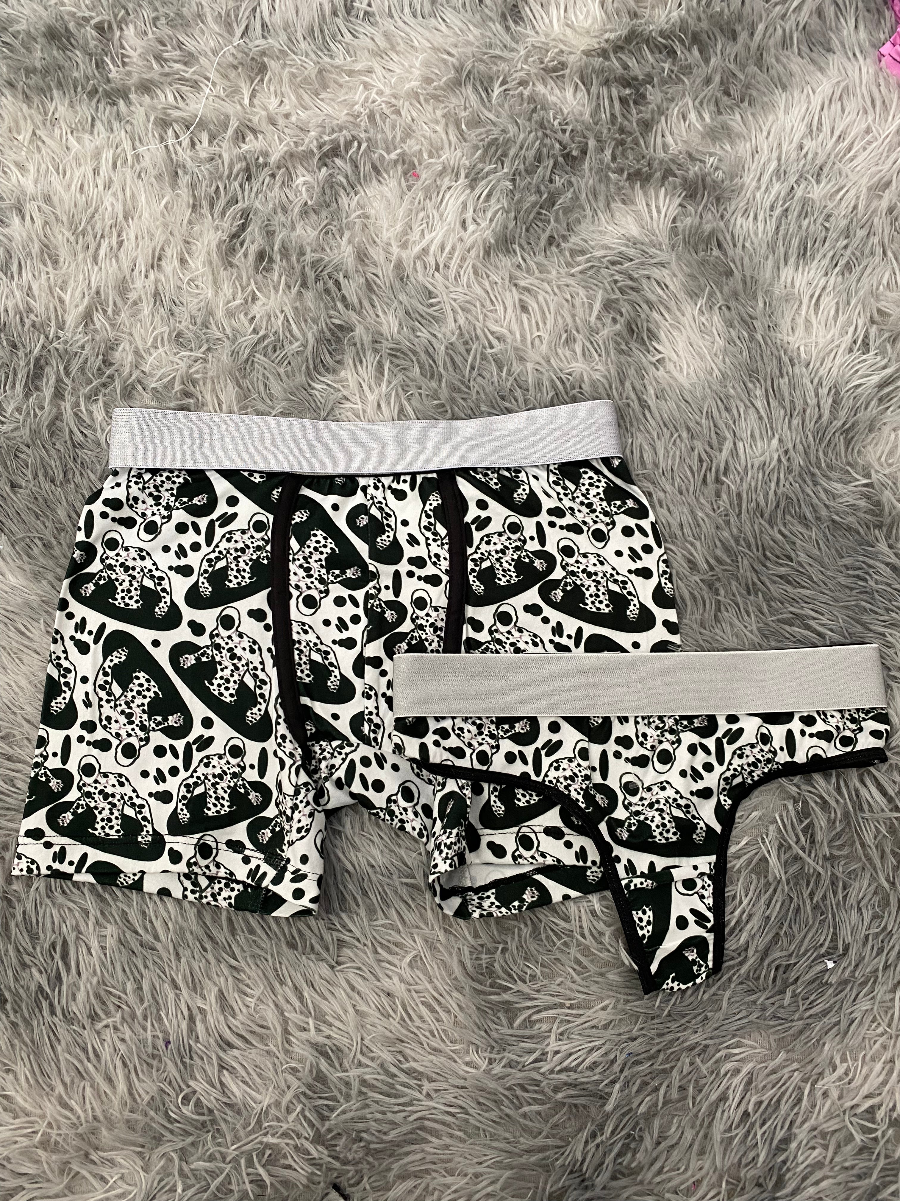 Hombre Con Manchas Y Puntos Duo Unitalla Con Tanga