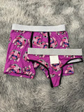 Stitch Fondo Rosa Duo Unitalla Con Tanga