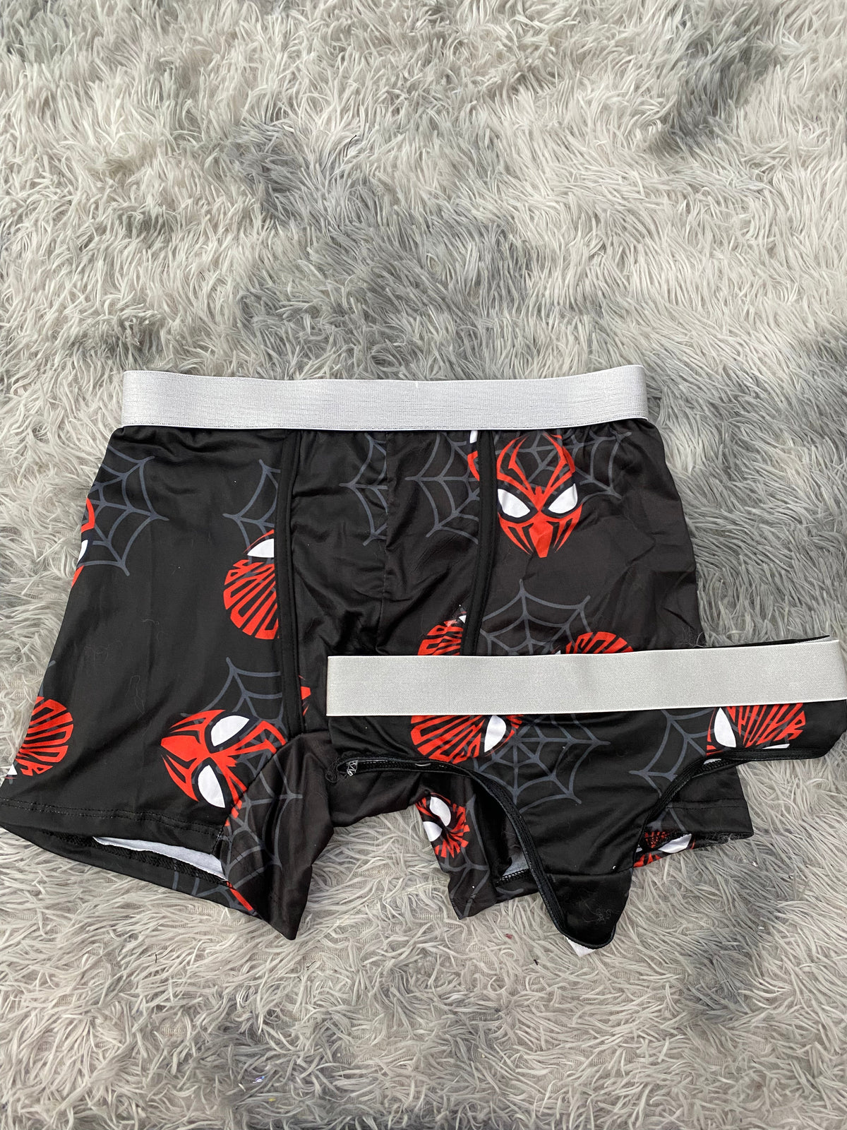 Spiderman Cara Con Letras Duo Unitalla Con Tanga