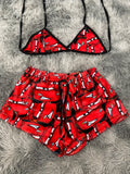 Cars Caras Top Con Short Afelpado