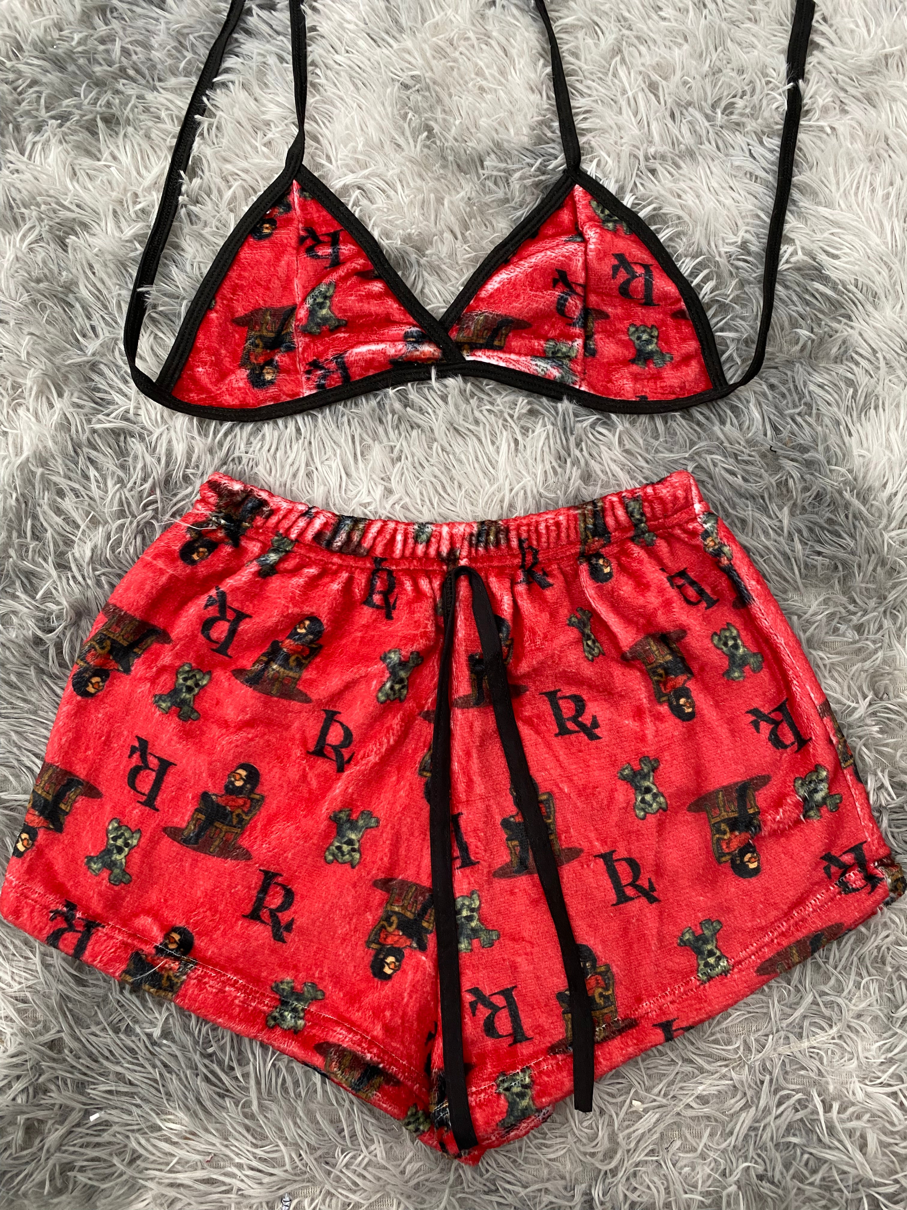 Luis R Top Con Short Afelpado