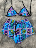 Monster Inc Top Con Short Afelpado
