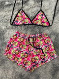 Chucky y su novia top con short unitalla de afelpado