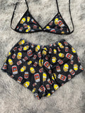 Simpson Cerveza Duff Top Con Short Afelpado