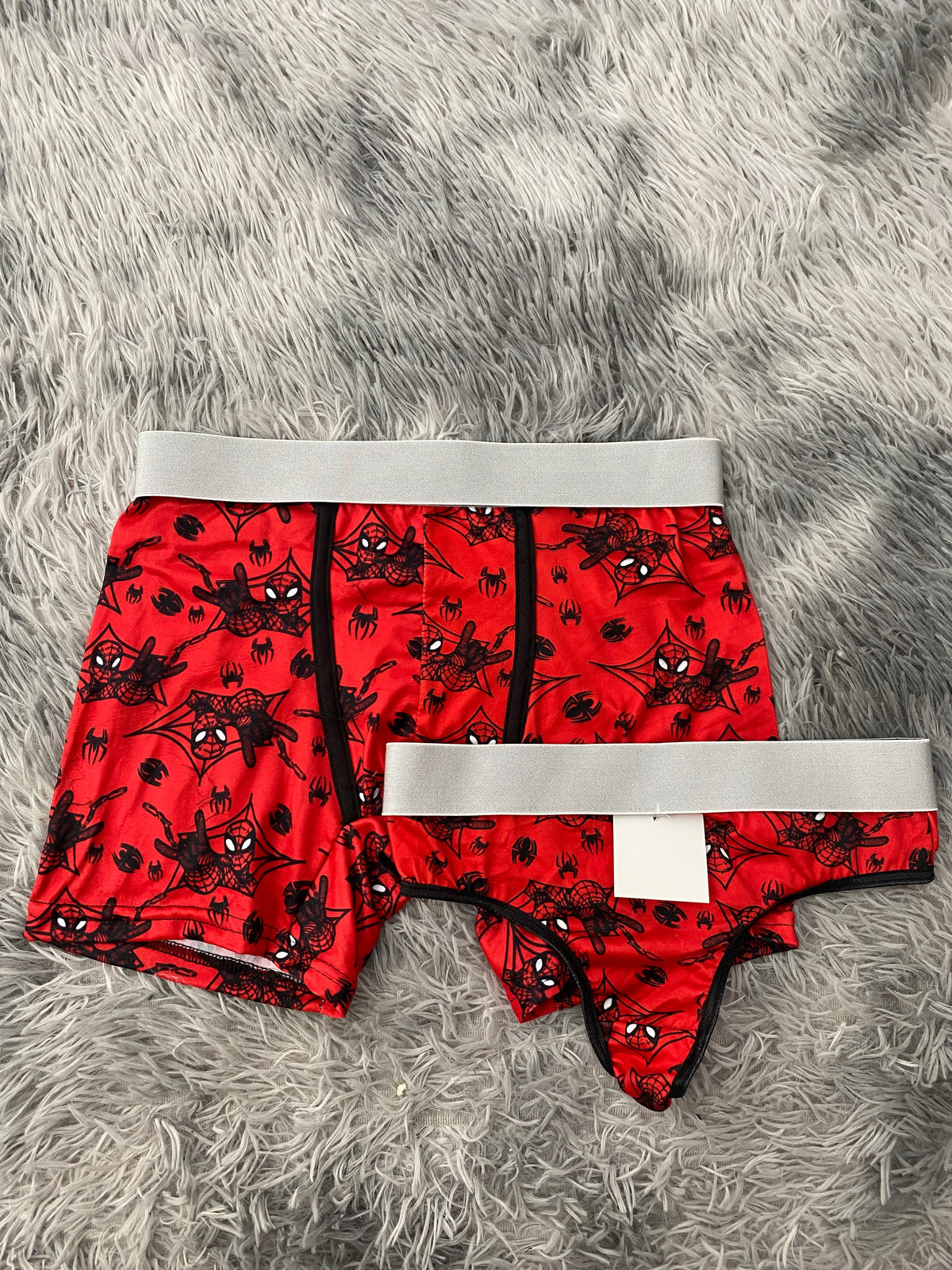 Spiderman Telaraña Rojo Duo XL Con Tanga