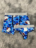 Hello Kitty Camuflaje Azul Duo XL Con Tanga