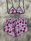Hello Kitty Morado Top Con Short Brush