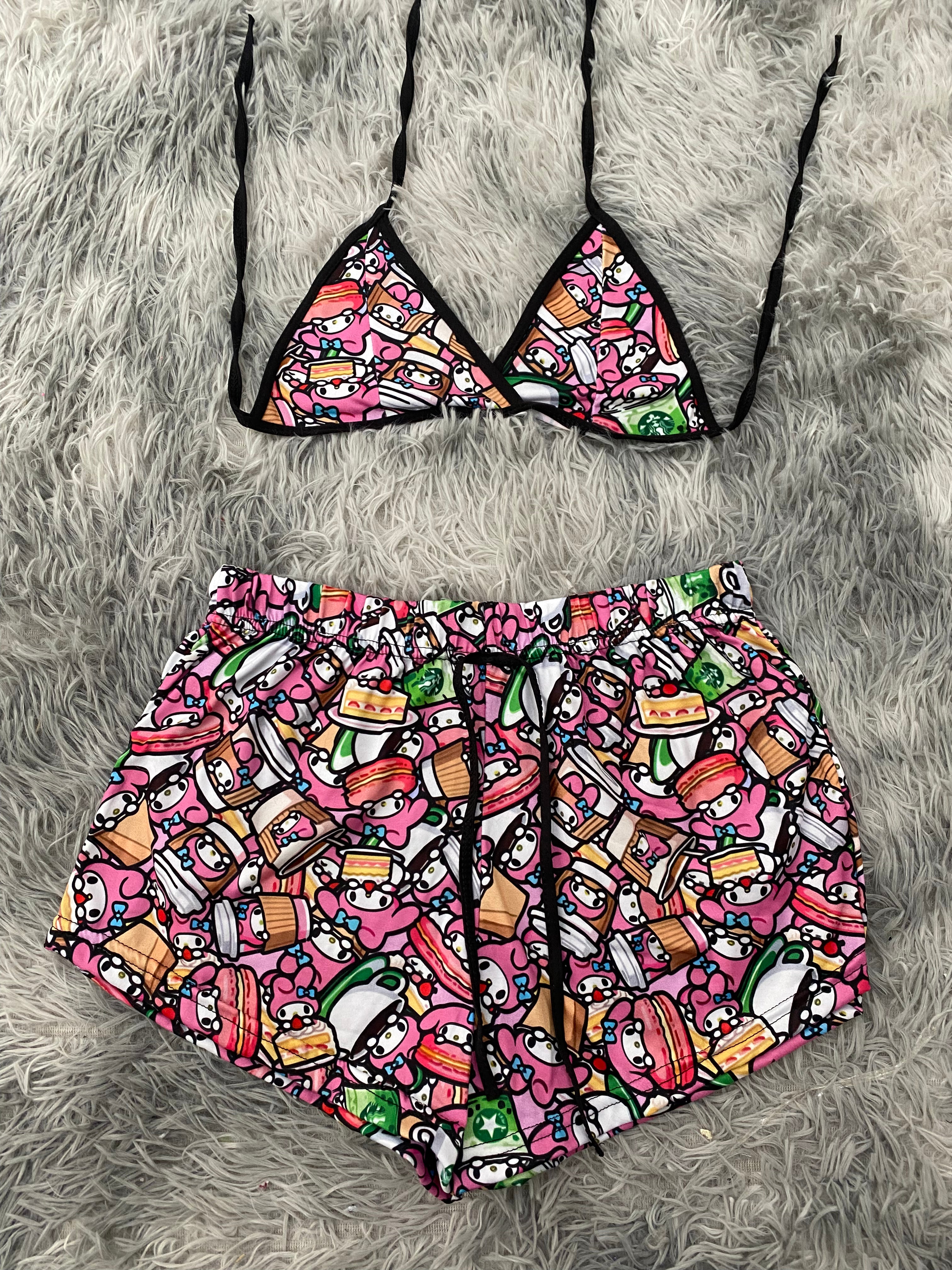 My Melody Starbucks Top Con Short Brush