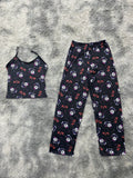 Hello Kitty Scream Blusa Con Pantalón Pijama De Dama