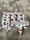 Hello Kitty Letras Azules Duo Unitalla Con Tanga