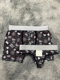 Hello kitty momia fondo gris Dúo con tanga unitalla