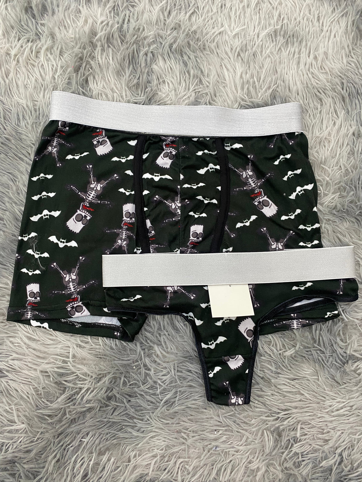 Bart esqueleto Dúo con tanga unitalla Xl
